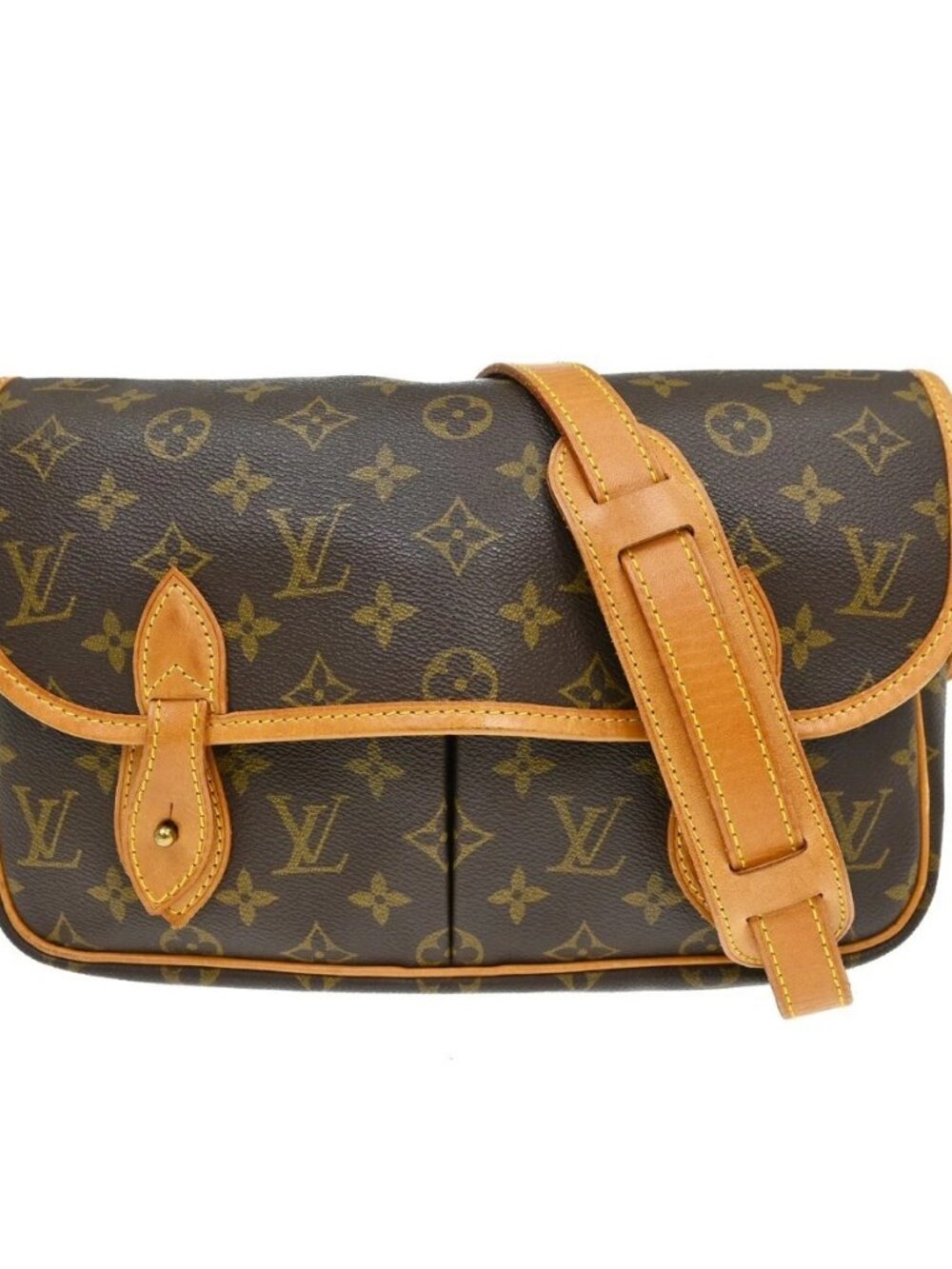 Best06 LOUIS VUITTON MONOGRAM GIBECIERE MM SHOULDER BAG M42247 AR0912 YQ09359